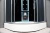 Platinum DZ905L Corner Steam Shower-Blue Glass
